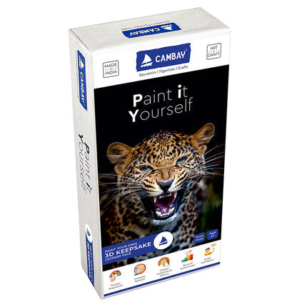 3D Leopard Face Paint it Yourself Kit