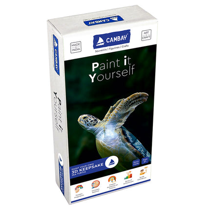 3D Sea Turtle Paint it Yourself Kit