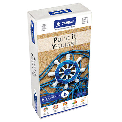 3D Ship Wheel Paint it Yourself Kit